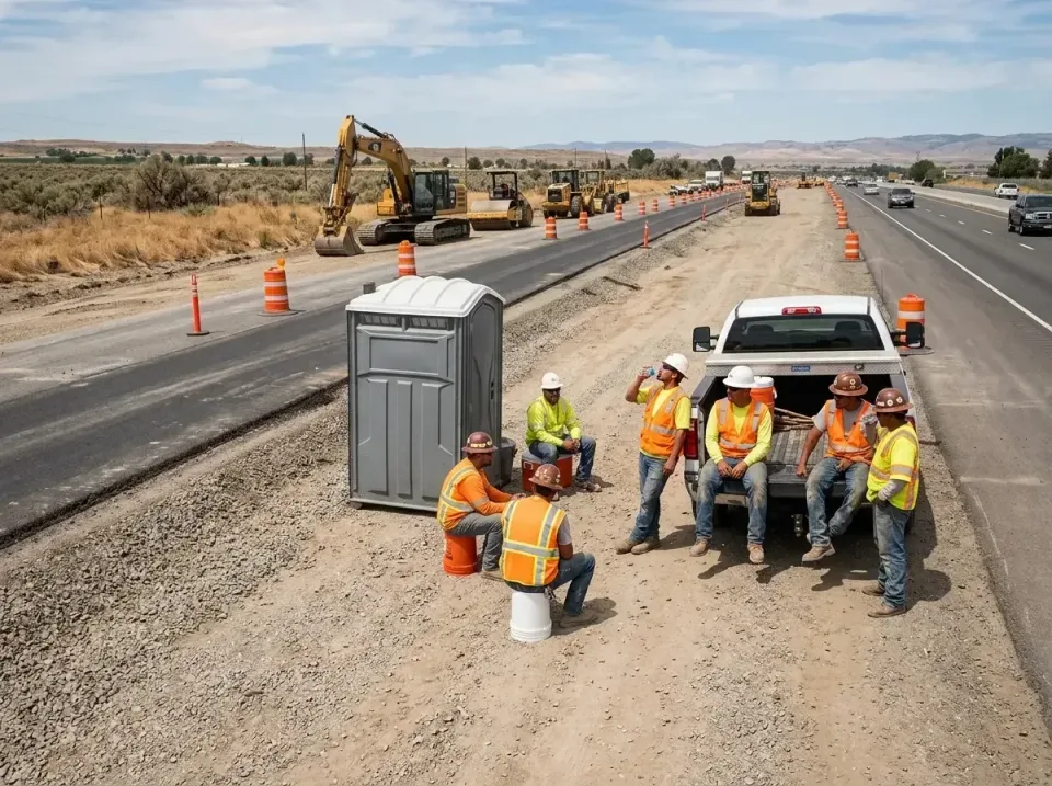 highway-road-construction-crew-007 — frequently asked questions, Porta Potty and Restroom Rentals in Rock Valley, IA
